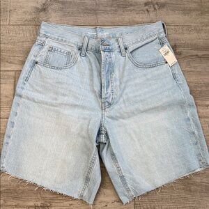 Old Navy Light Blue Jean Bermuda Shorts
